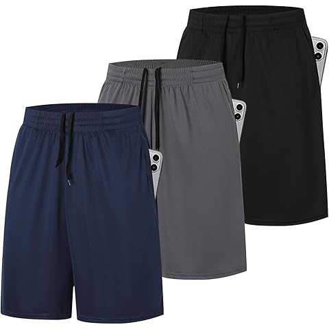 Men's Cotton Polyester Shorts (Pack of 3)