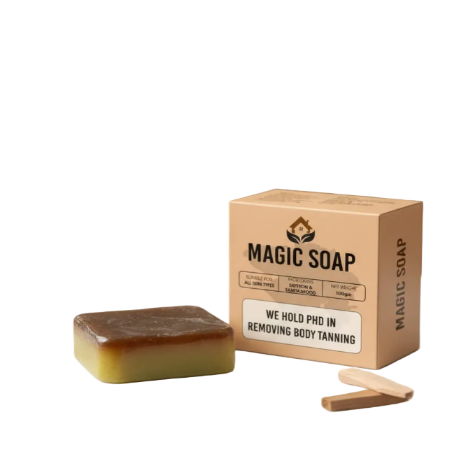 Handmade Magic Soaps For Skin Glow and Tan remover (pack of 2)