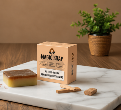 Handmade Magic Soaps For Skin Glow and Tan remover (pack of 2)